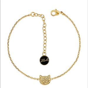 Karl Lagerfeld Silhouette Choupette Cat Bracelet